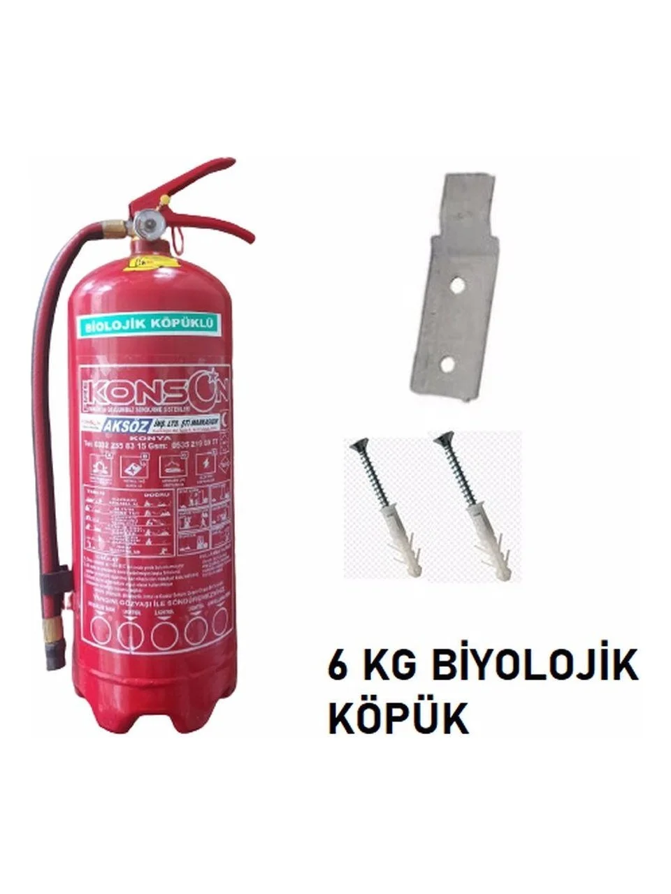 Yangın Tüpü Söndürme Köpüklü 6 kg