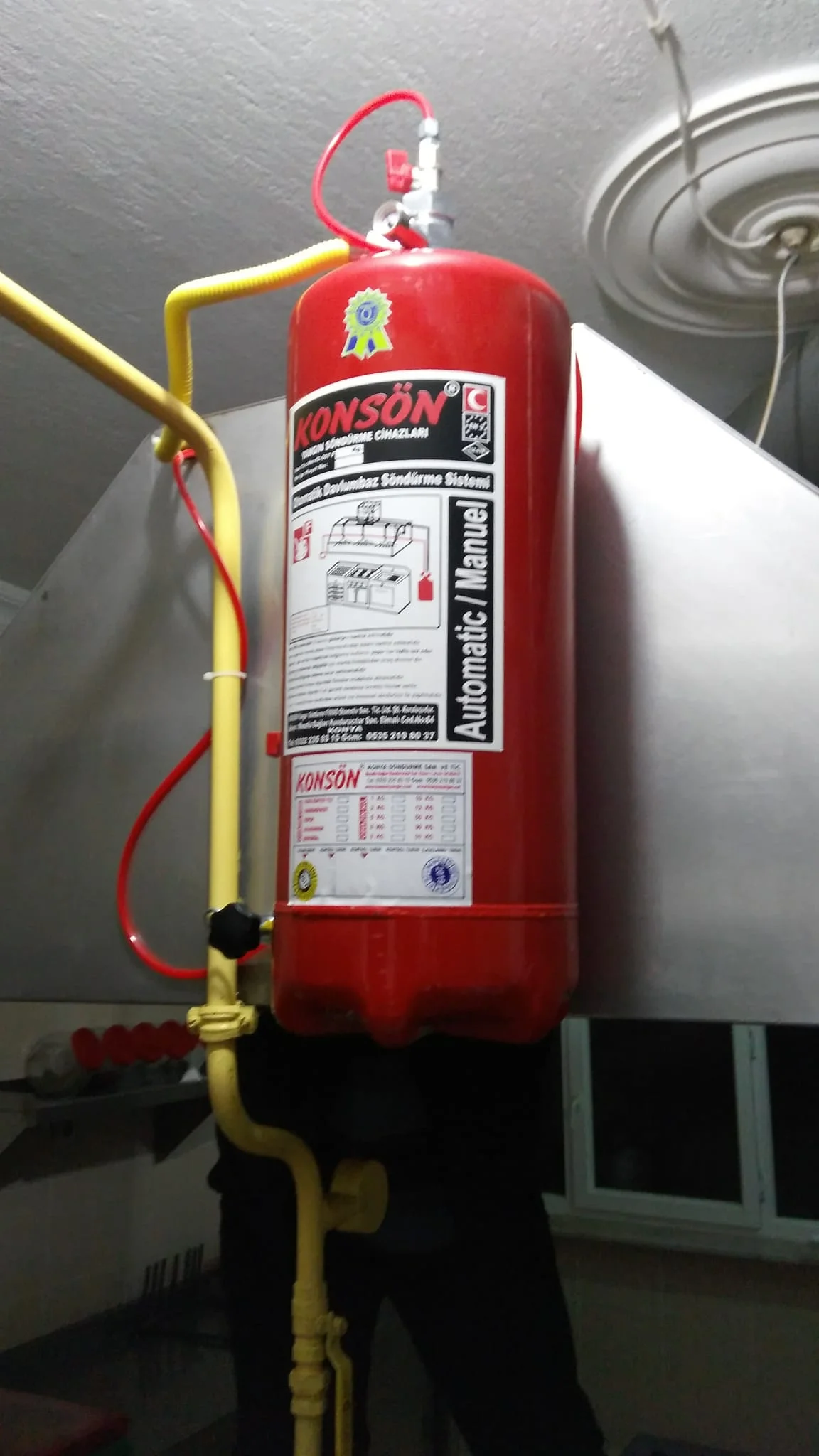 Davlumbaz Söndürme Sitemi 12 lt