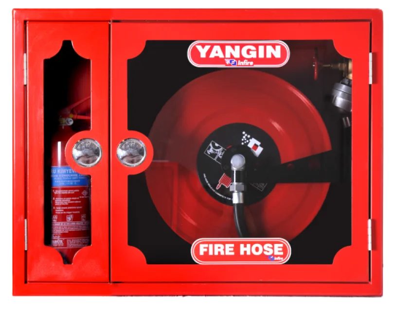 Standart Tip 30 mt Tüp Bölmeli Yangın Dolabı